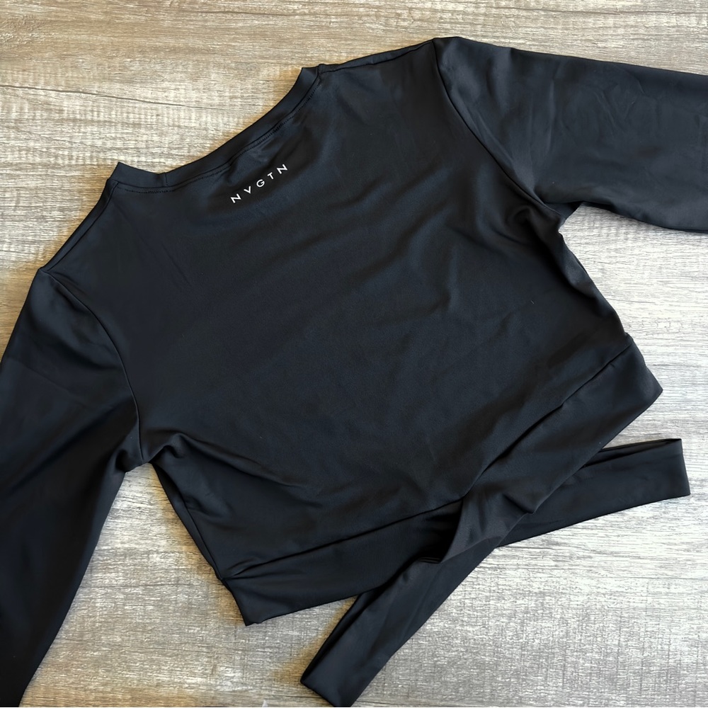 NVGTN - Black Crossbody Long Sleeve